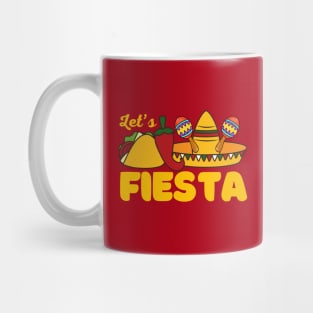 Lets Fiesta Cinco De Mayo Funny Mug